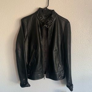 NWT Woman’s Faux Leather Racer Jacket LEVI’S (M)